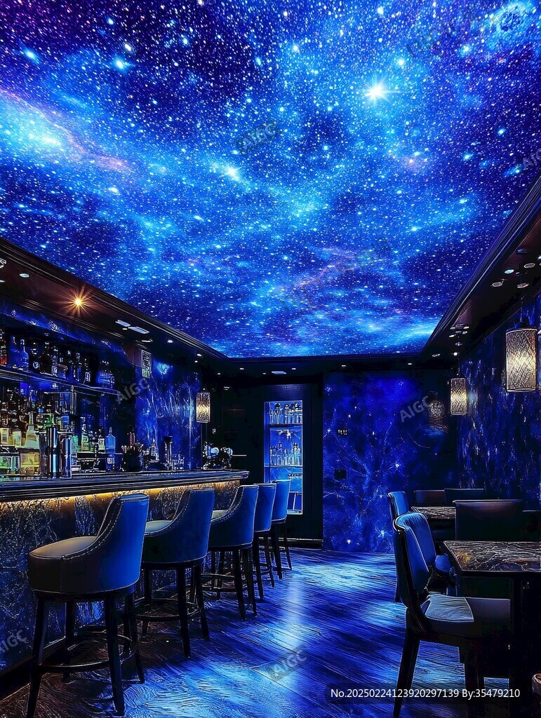 酒吧天頂畫