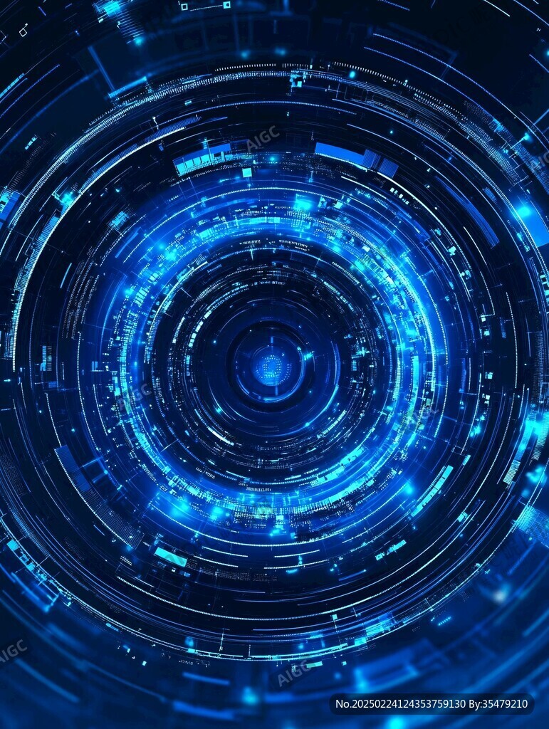 科技圓環素材