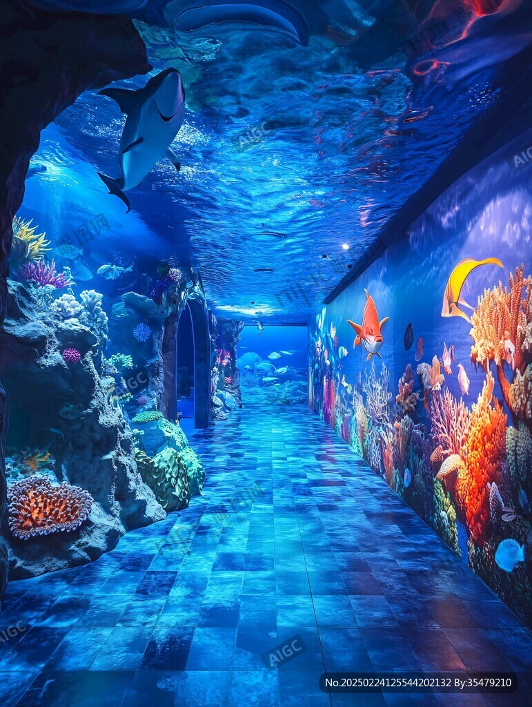 海洋館隧道