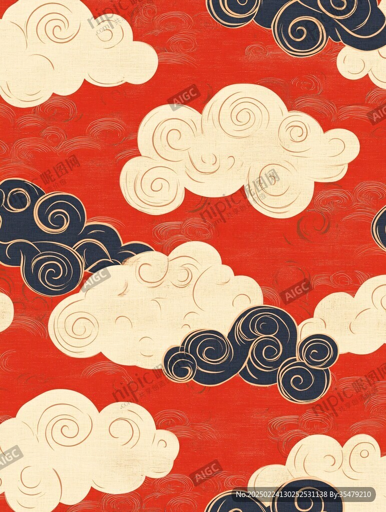 底紋云紋