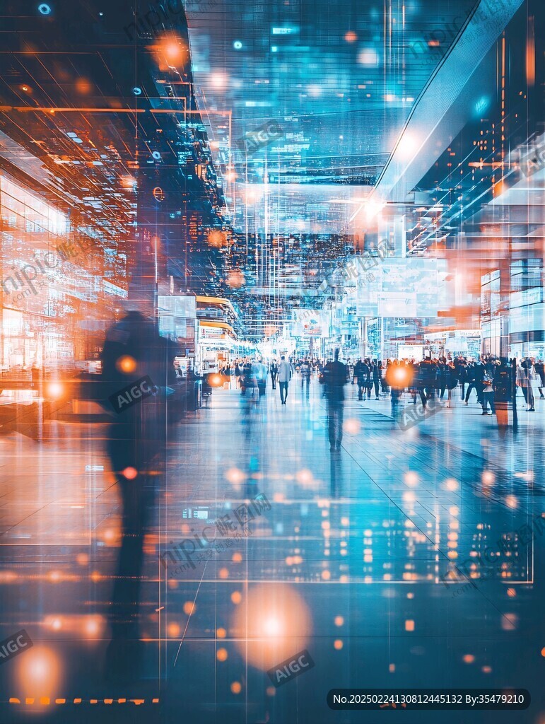 科技城市科技背景