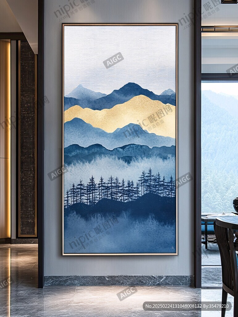 巨幅山水畫現(xiàn)代畫
