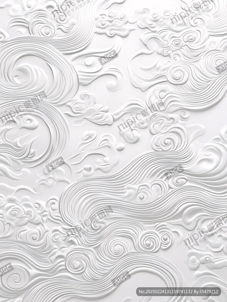云紋浮雕素材