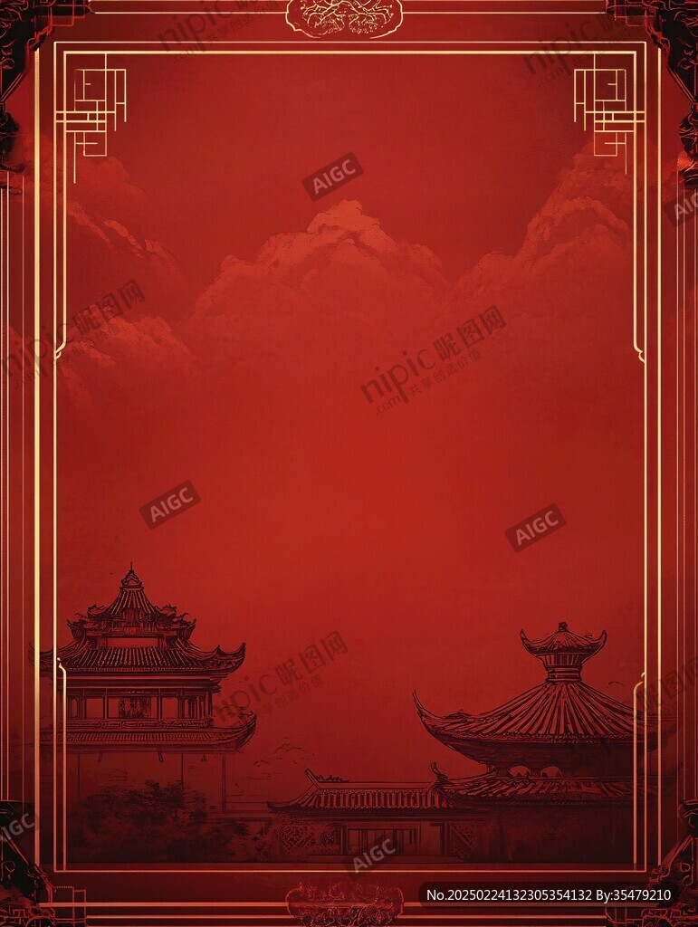 古建海報背景