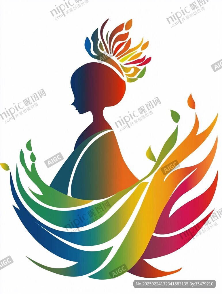 少數(shù)民族女性標志