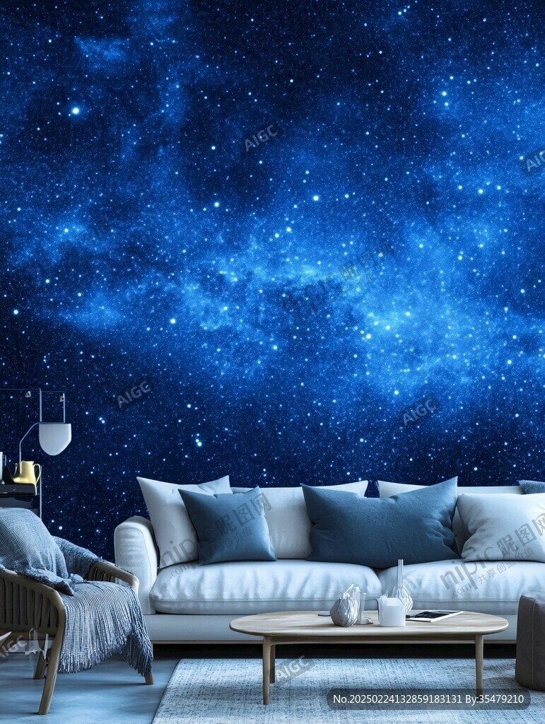 星星背景墻