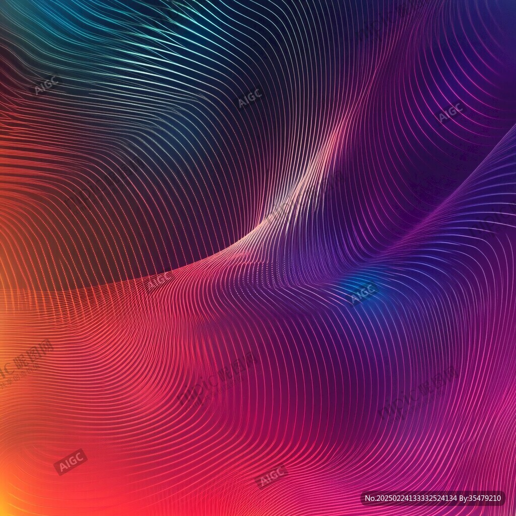 立體感酷炫漸變背景