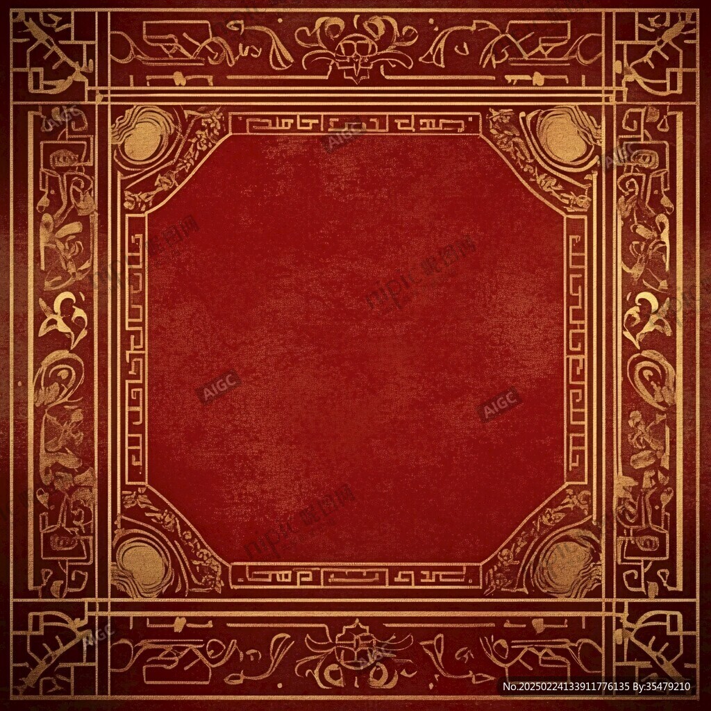 高端紅色復(fù)古背景