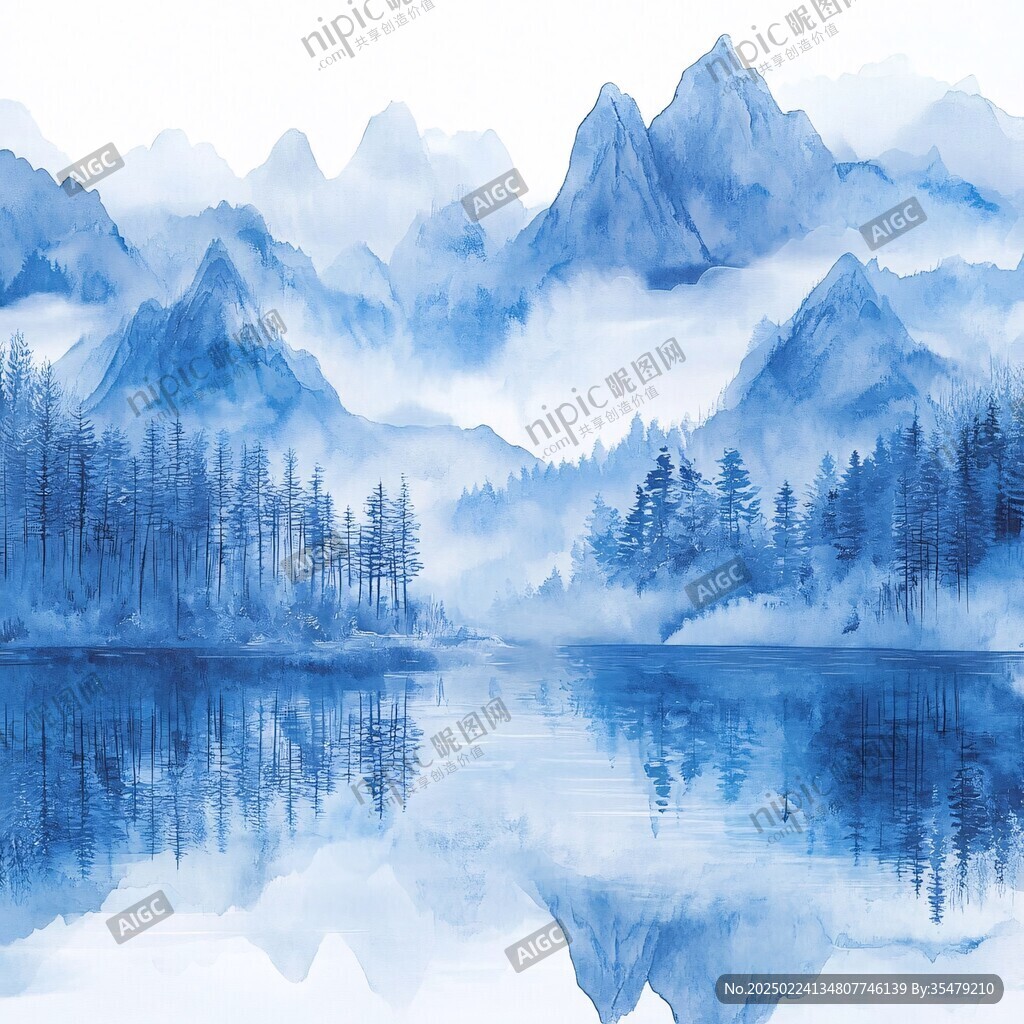 水墨山水唯美