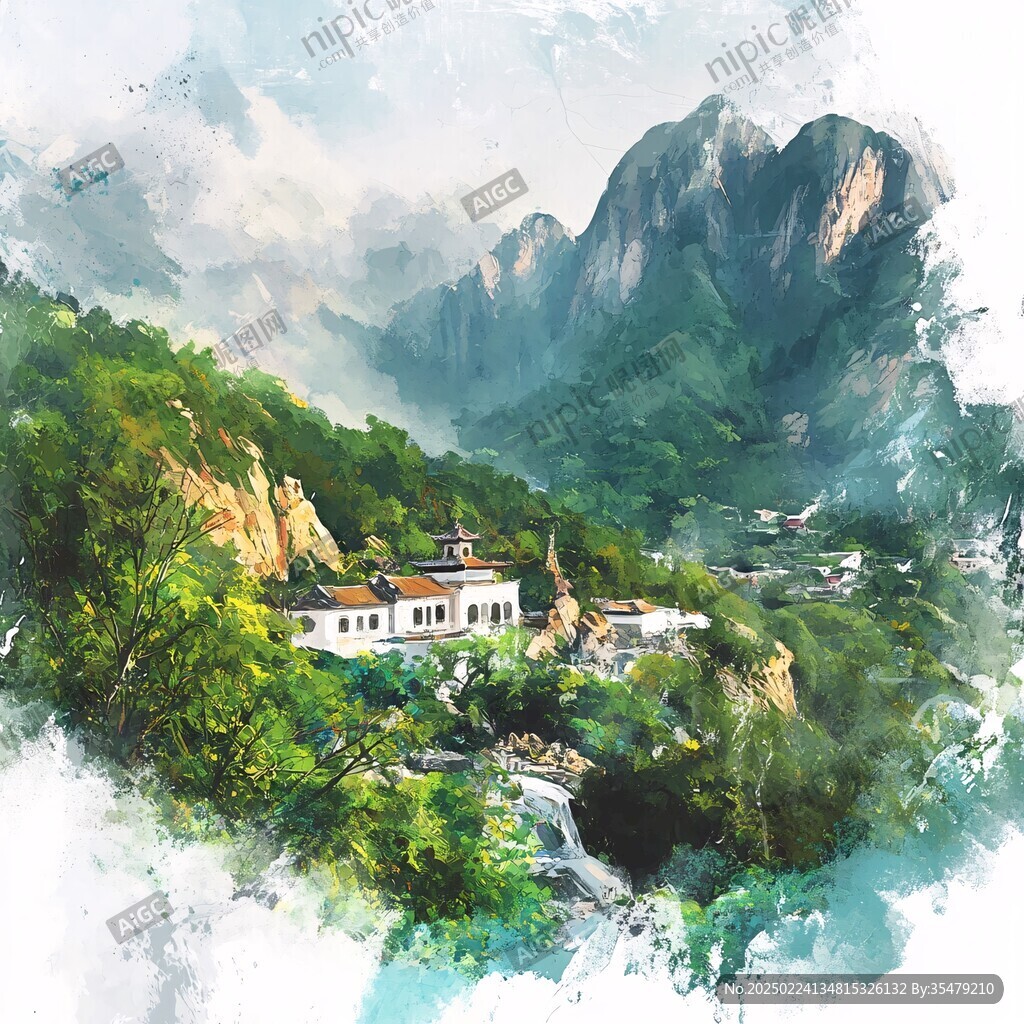 太姥山插畫
