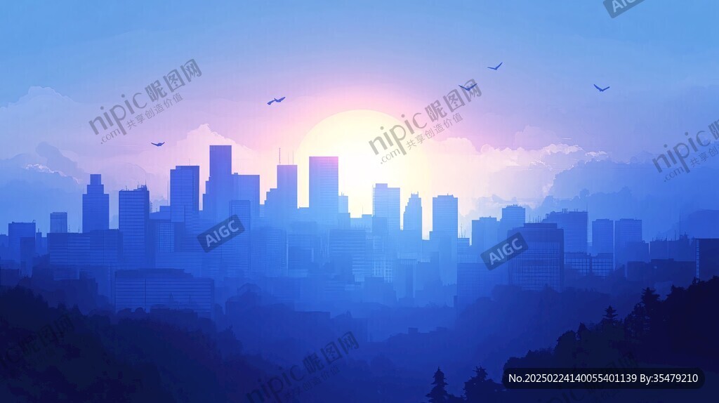 晨曦插畫