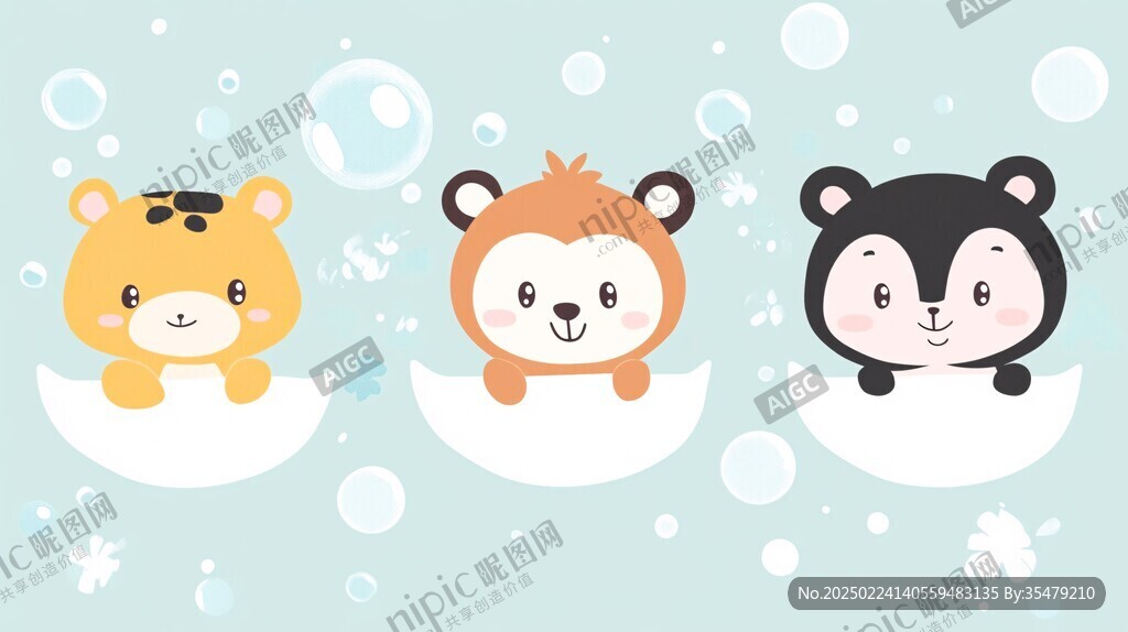 熊寶寶ip插畫
