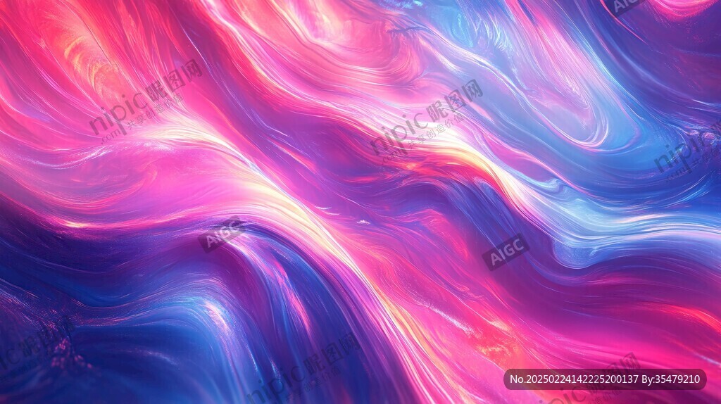流光意境彩色渲染圖案