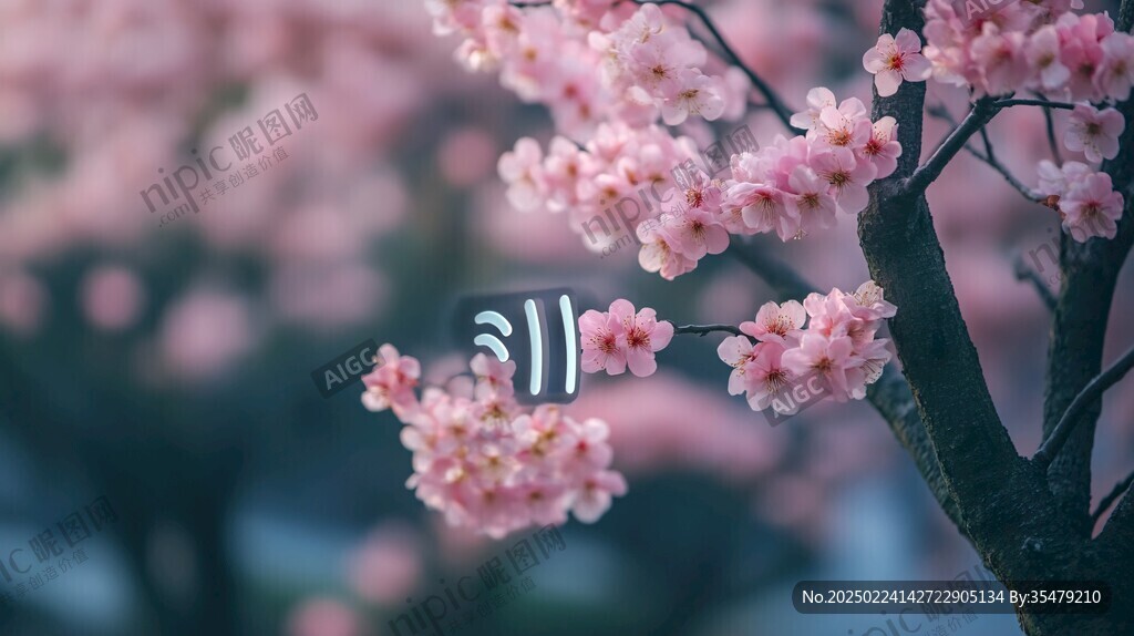 粉色櫻花主題