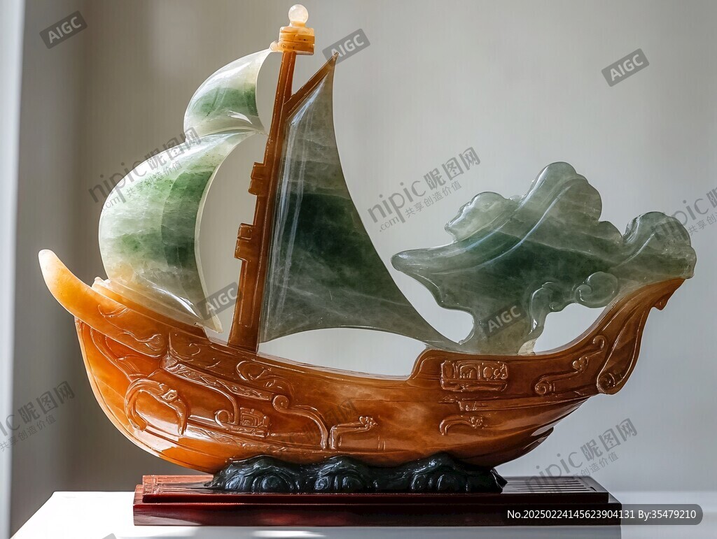 一帆風(fēng)順擺件