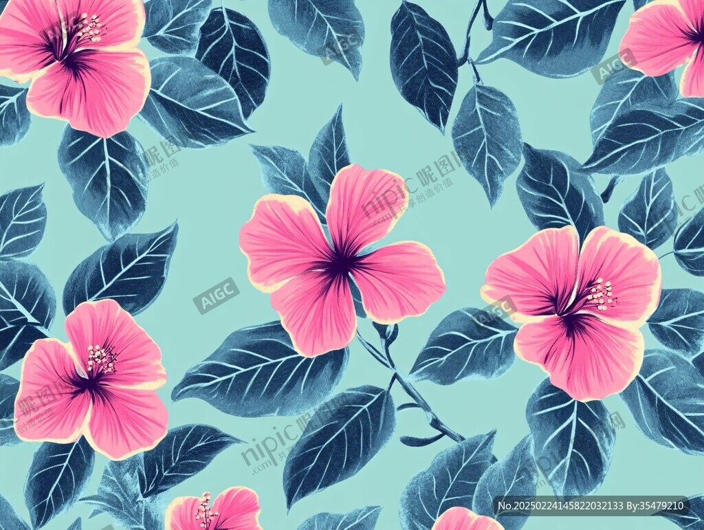 牽牛花花紋