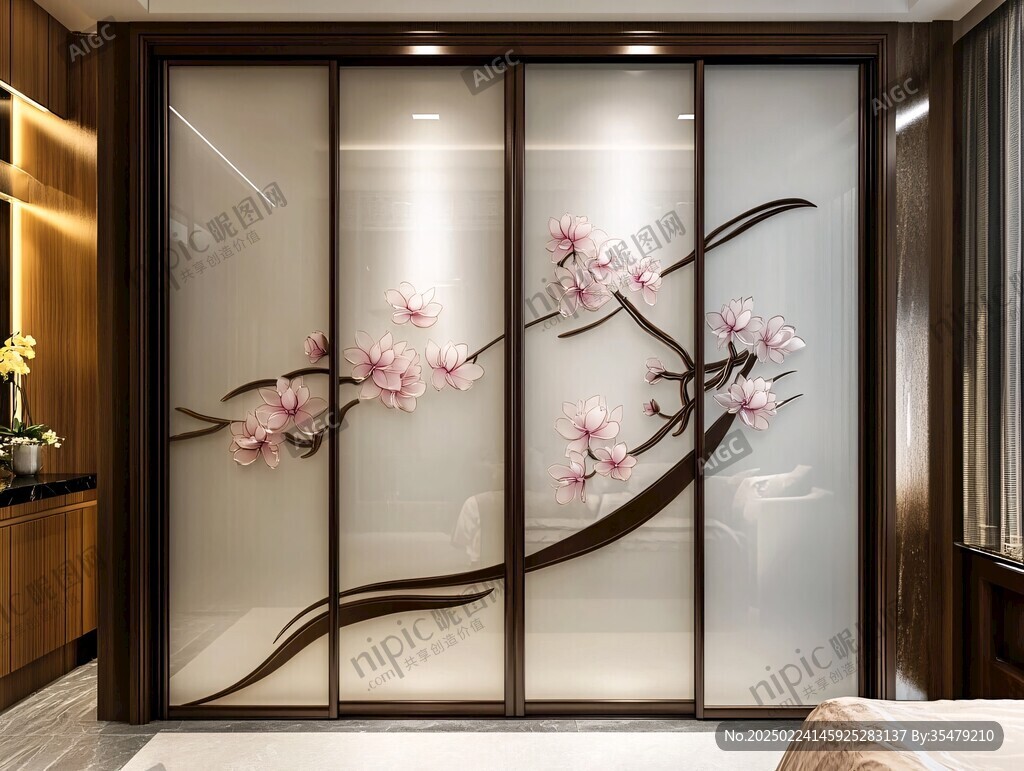 新中式桃花