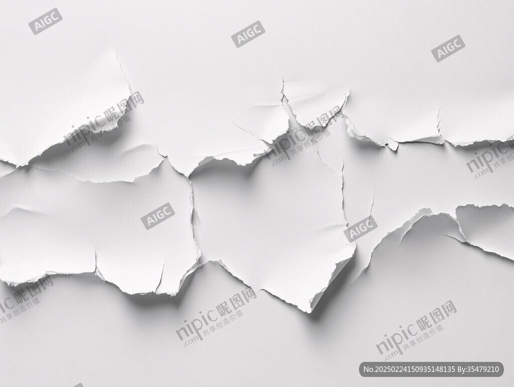 白色碎片紙紋