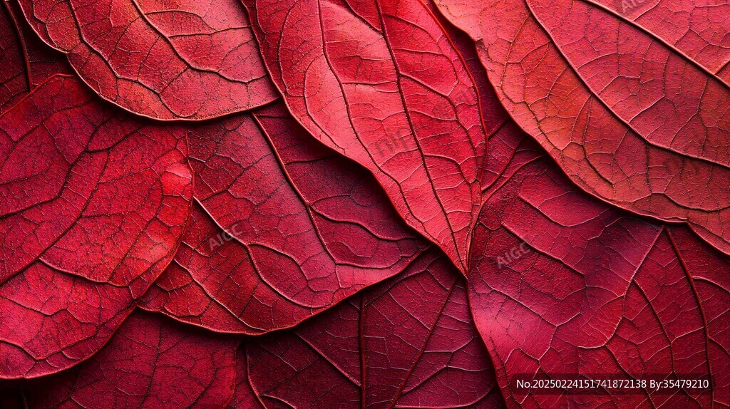 紅色葉脈