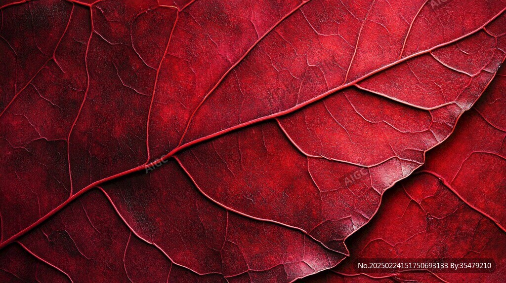 紅色葉脈