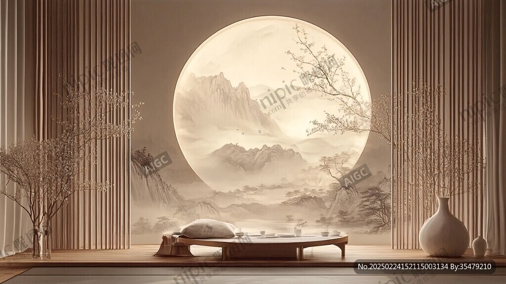 中式場景圖