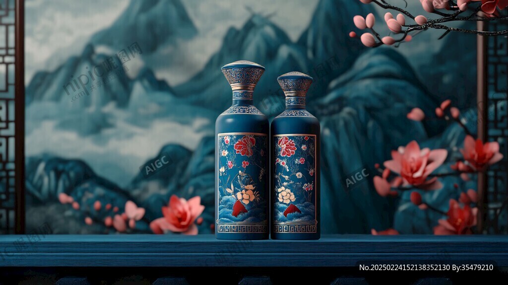 桃花酒包裝