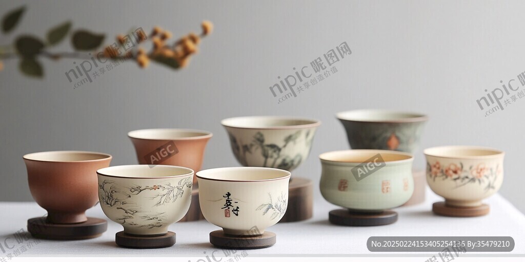 品茗杯展示