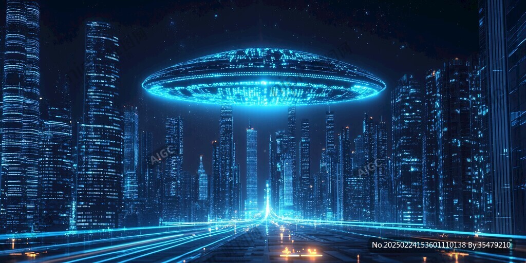 飛碟科幻電影背景