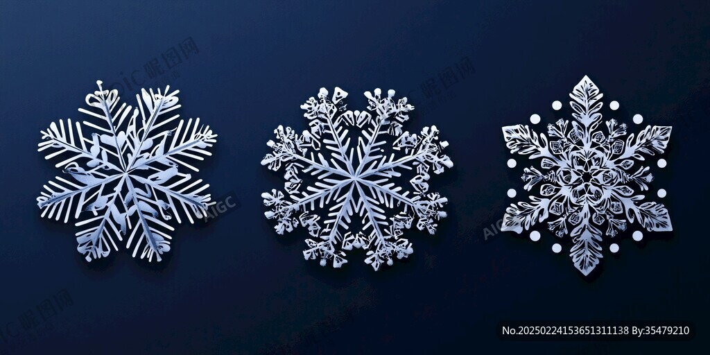雪花效果圖