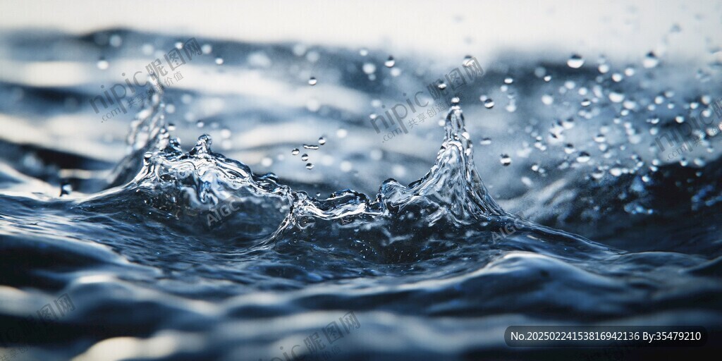 水中水波水花