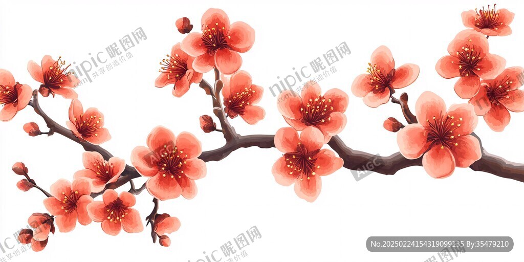 桃花移門