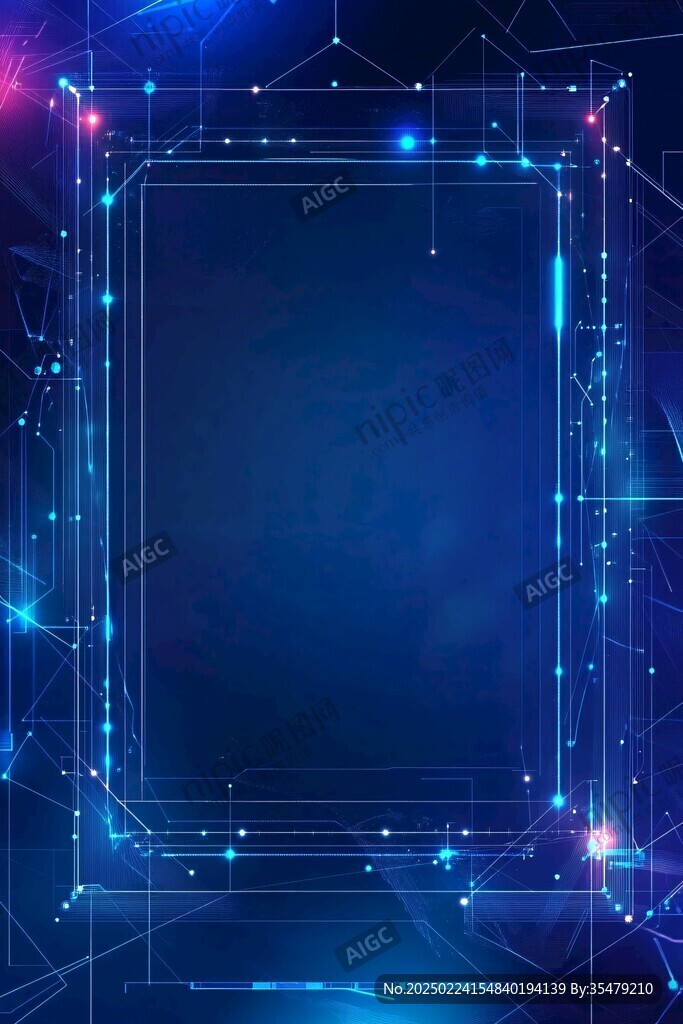 科技感邊框素材