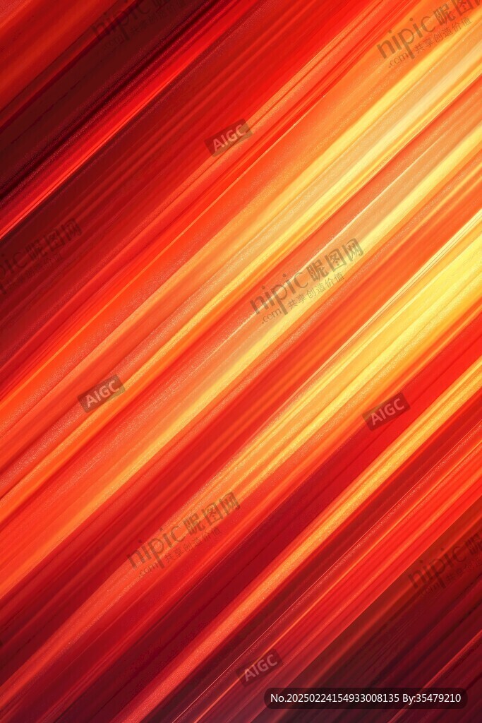 橙紅色線條