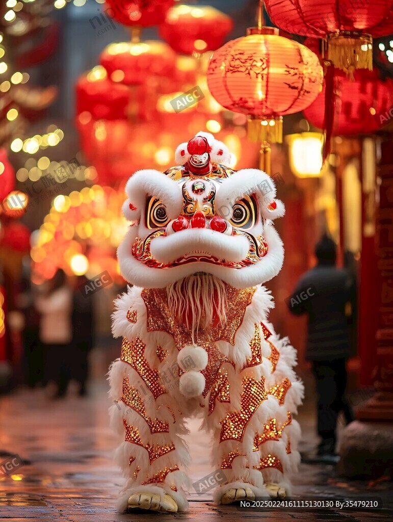 元宵節(jié)舞獅