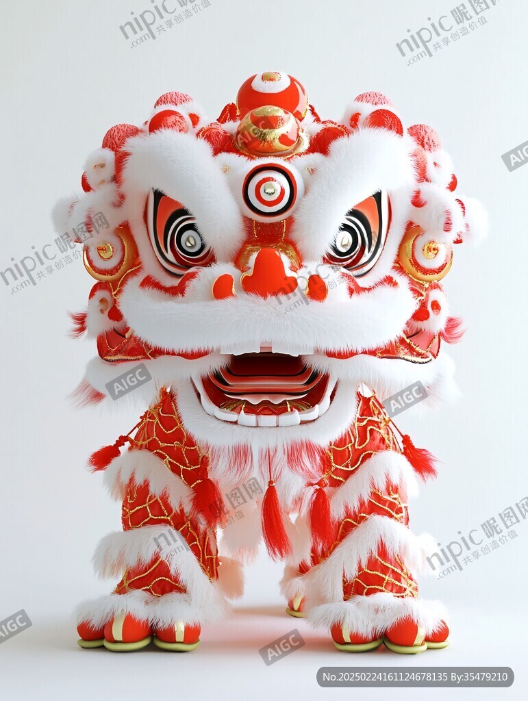 陶瓷風獅爺