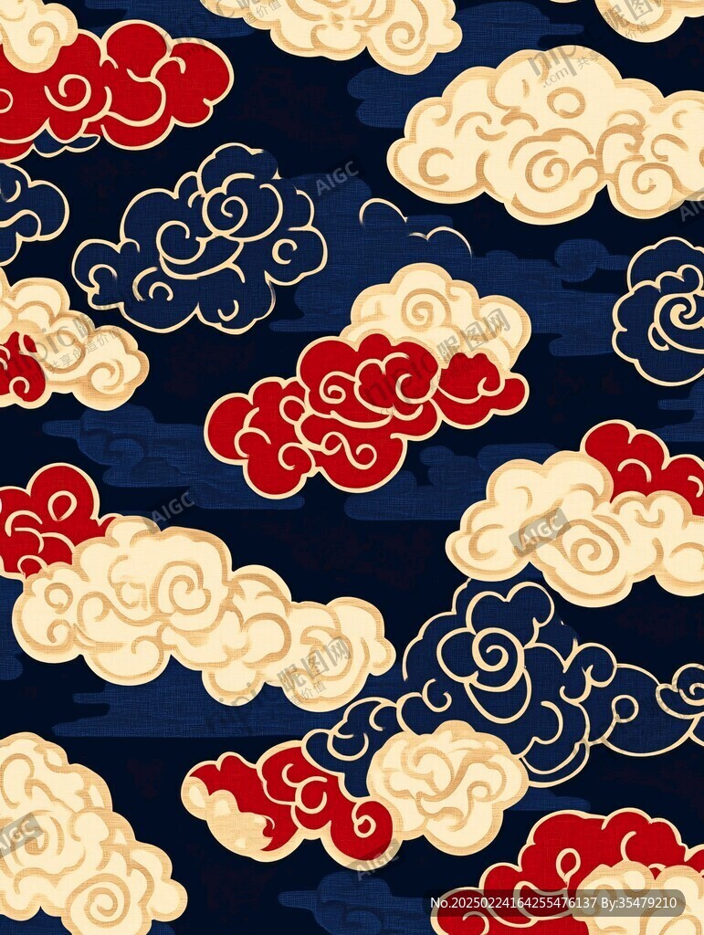底圖底紋云紋圖案