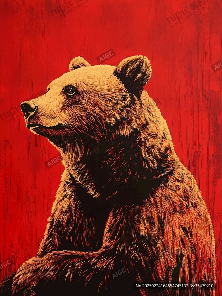 棕熊插畫