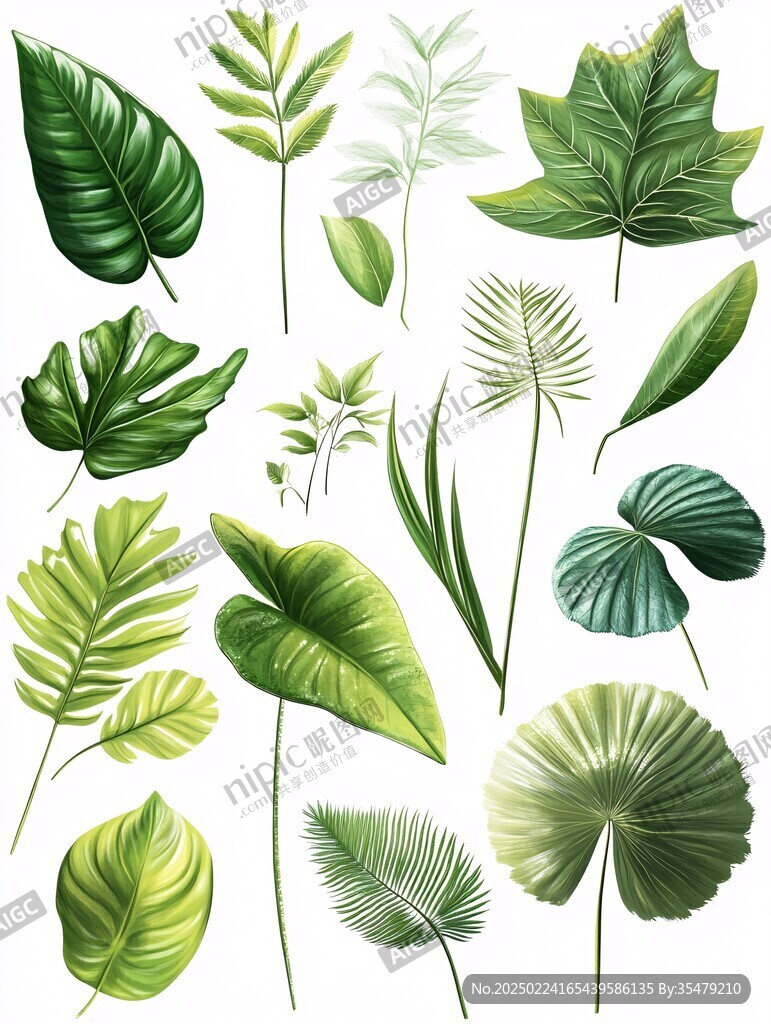 熱帶植物素材