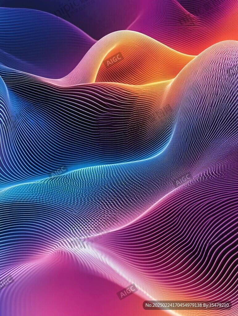 高清漸變線條