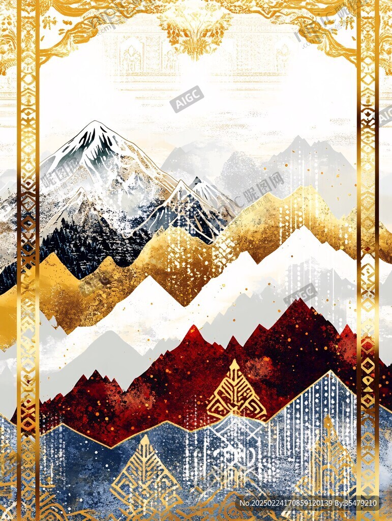金線山脈客廳背景