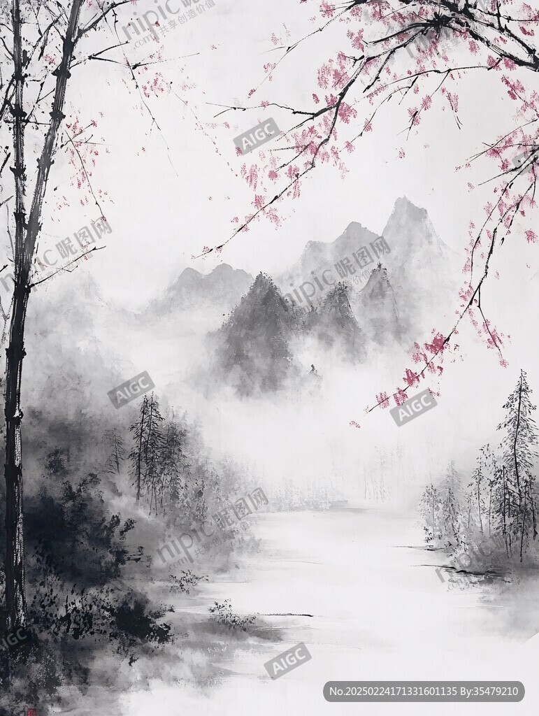高清古風山水