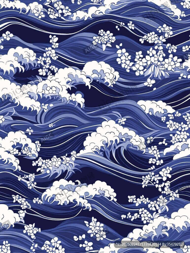 浪花二方連續