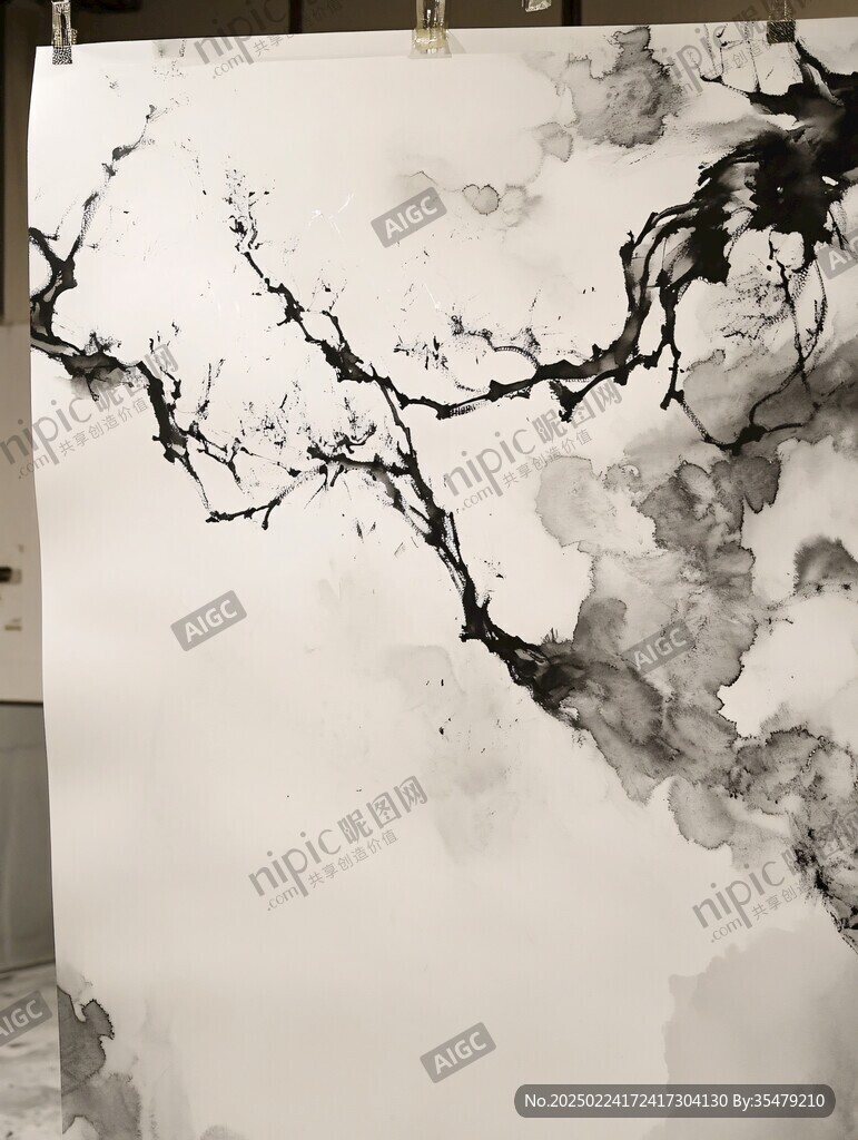寫意梅花隔斷