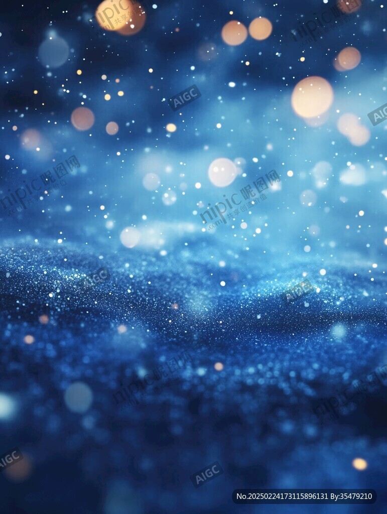 藍色夢幻冰雪