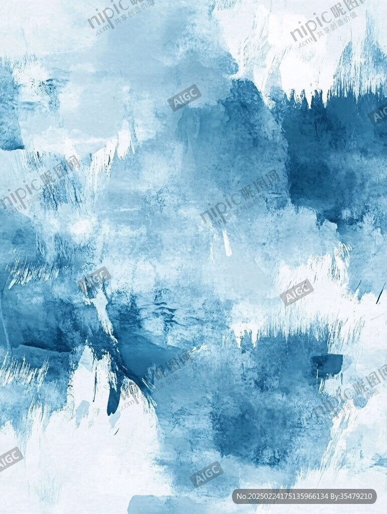 藍色瑞士水彩背景