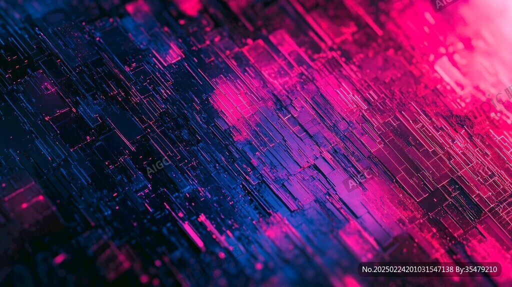 科技紫紅色背景