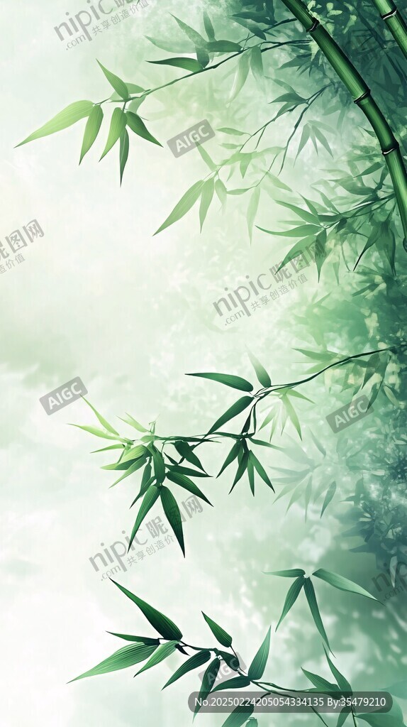 高清唯美翠竹