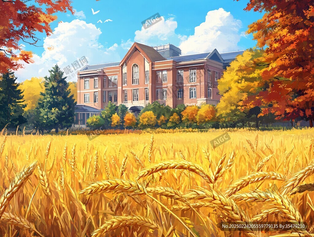 華中農業大學插畫