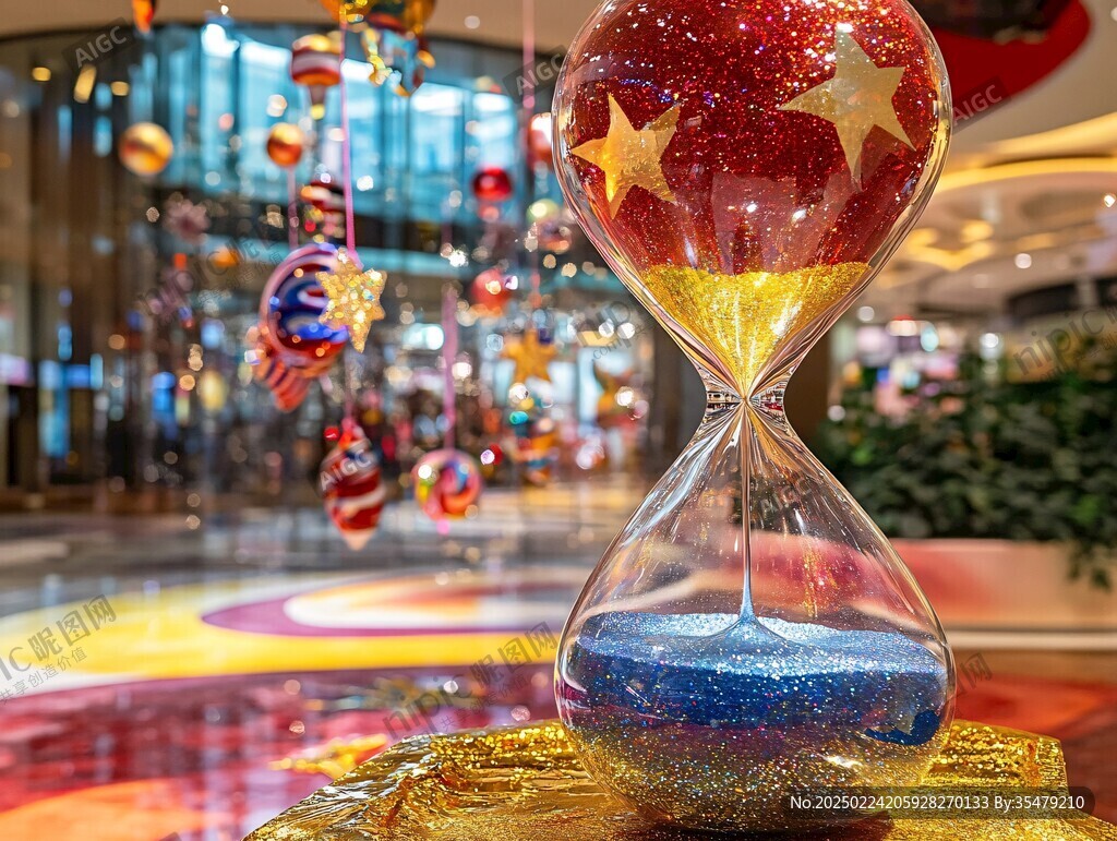 購物中心新年氛圍