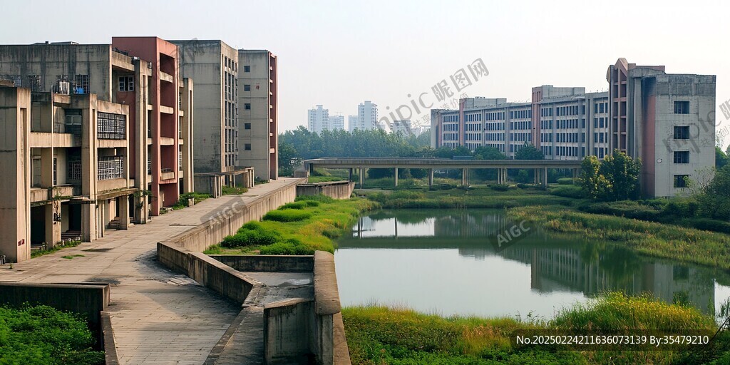 校內河畔
